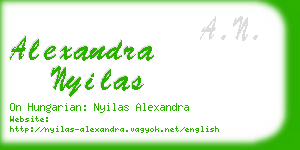 alexandra nyilas business card